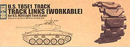 Trumpeter - U.S. T85E1 track for M24 light tank (late)